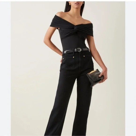 Khaite - The Cerise Bodysuit in‎ Black - Picture 2 of 13